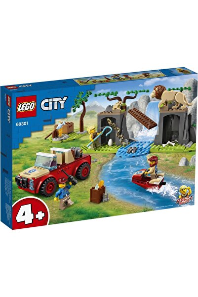 Evelise LEGO CITY MASINA DE TEREN PENTRU SALVAREA ANIMALELOR SALBATICE 60301