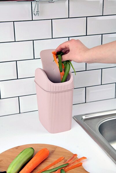 Genel Markalar Şık ve küçük tezgah üstü çöp kovası, pratik kullanım için idea...