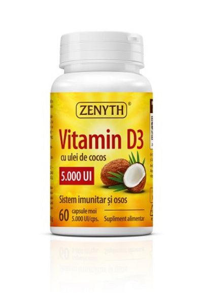 ZENYTH VITAMINA D3 5000UI 60 CPS