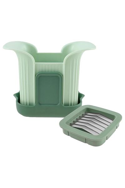 Generic Tomato Slicer With Base, Fruit And Vegetable Slicer, Stainless Steel Kitchen Gadgets, 7 Sharp Blade