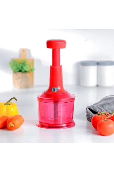 Generic مفرمة يدوية من ديلكاسا DC3141، مقاس 13 سم × 13 سم × 28.5 سم، لون أزرق