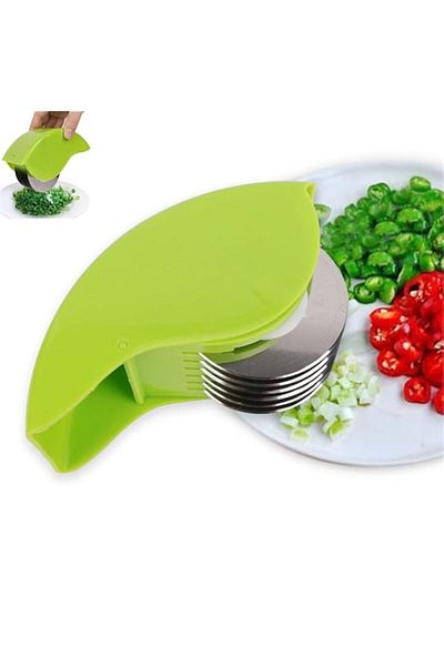 Generic Oasisgalore Parsley Chopper Roller, Parsley Chopper for Tabouleh, Manual Vegetable Cutter Roller fo
