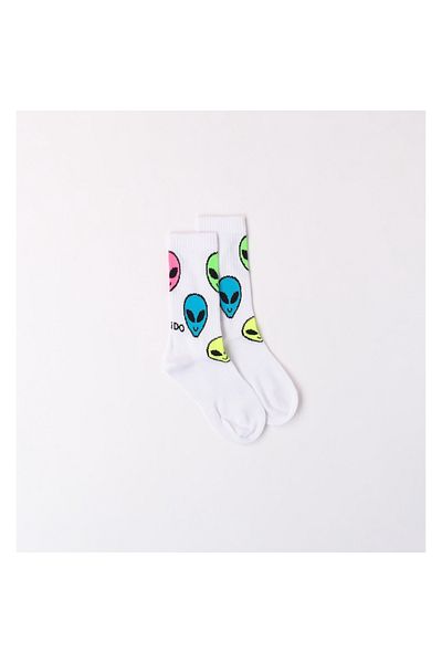 İDO Socks with pattern for boys, I Do, White, 2-4 years