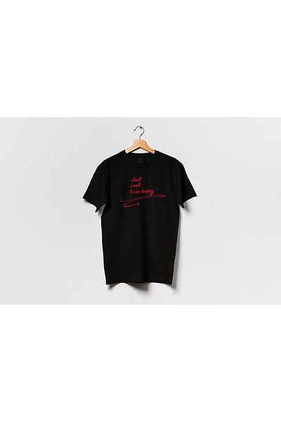 YEACHY Unisex Dont Printed T-shirt