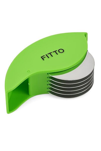 Generic مطحنة أعشاب فيتو مع أسطوانة - 6 شفرات من الفولاذ المقاوم للصدأ لتقطيع...