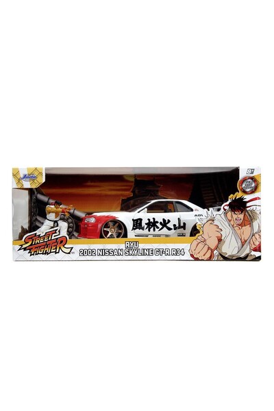 Simba Σετ Μεταλλική Φιγούρα Jada 6εκ. και Nissan Skyline Gtr Car Κλίμακα 1 έω...