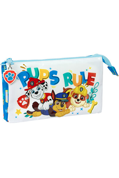 safta Penar Paw Patrol Pups Rule cu 3 compartimente, 22x12x3 cm