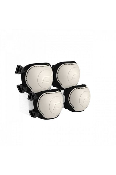 SCOOT AND RIDE Set de protectie Scoot and Ride, genunchiere si cotiere, marime S, Ash