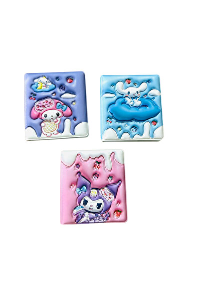 ÖZ KIRTASİYE Kuromi-Cinamaroll-My Melody Tasarım Yumuşak Kapak Not Defteri (1...
