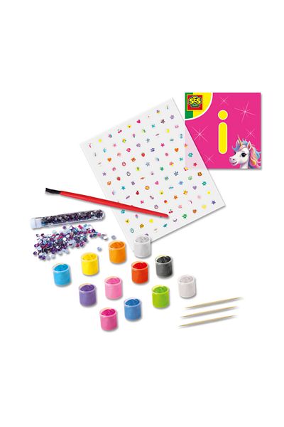 SES Creative Set Creativ Designer De Unghii - Unicorni