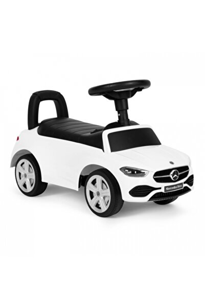 Ecotoys Masinuta de impins cu maner Mercedes C Class 667 - Alb