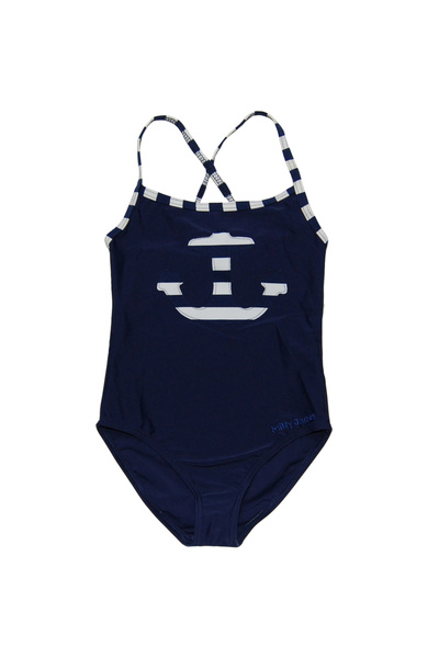 Mitty James Navy Anchor One Piece Swimsuit, Mitty James, 3-4 Years