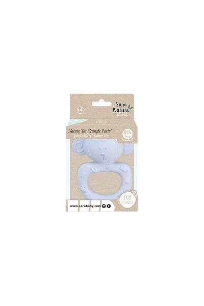 SARO BABY Sensory rubber teething toy, Jungle Party -