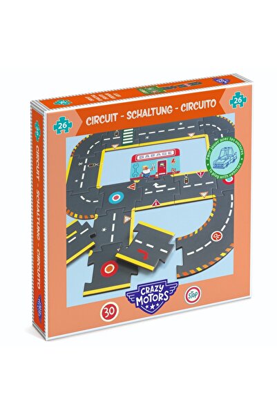 djeco Puzzle Circuit gigant de curse, Djeco, editie pentru copii