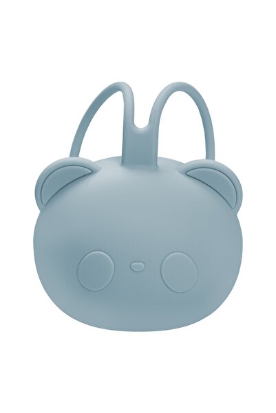 APPEKIDS Suport pentru suzeta din silicon, AppeKids, The Little Bear - Aqua Blue
