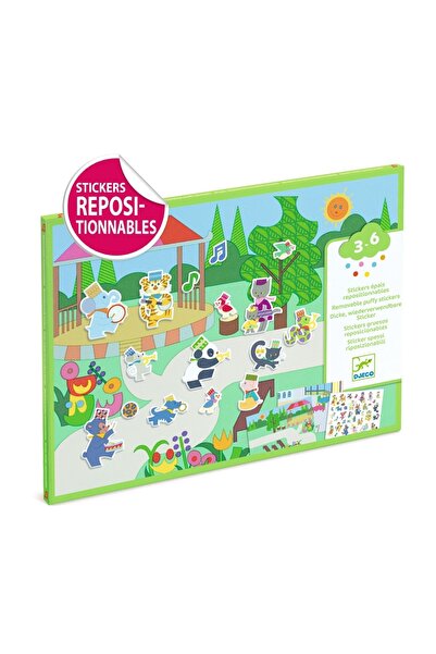 djeco Abtibilduri repozitionabile Parada muzicala,