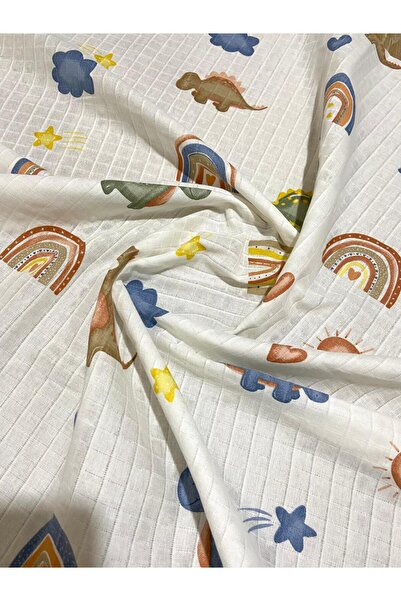 YUSRAMODA بطانية وغطاء موسلين متعدد الأغراض 100% قطن معتمد من أوكو تكس 90x90 سم