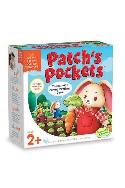 Peaceable Kingdom Joc de potrivire Buzunarele iepurasilor, Patch, s Pockets Color Matching Game