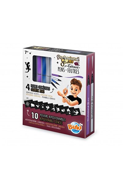 Buki France Tetovací pera - stříbrná