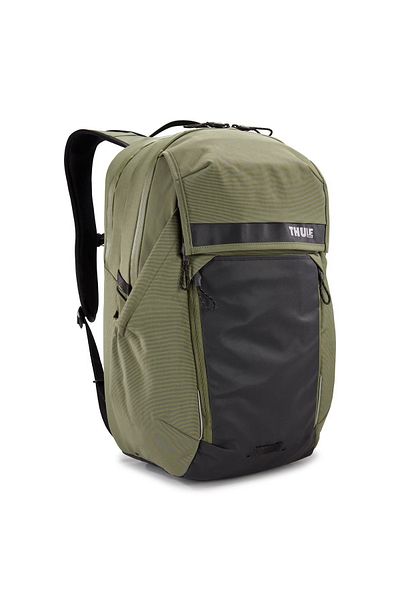 Thule Rucsac urban cu compartiment laptop, Thule, Paramount Commuter, 27L, Olive Green