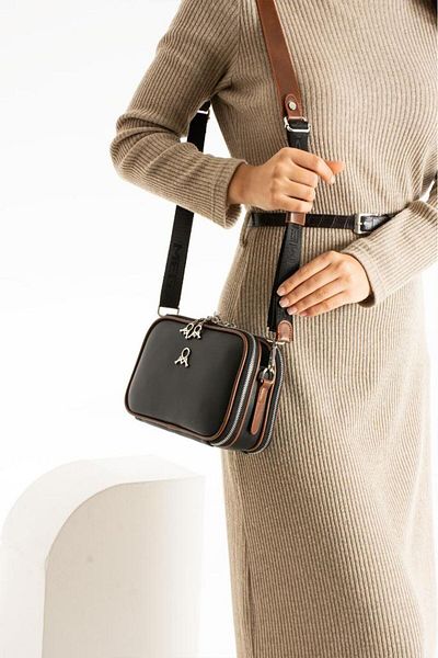 Baginn Cross Strap Women's Shoulder Bag 25*15 cm Vegan Leather Mega Bag Messenger Bag Faux Leather