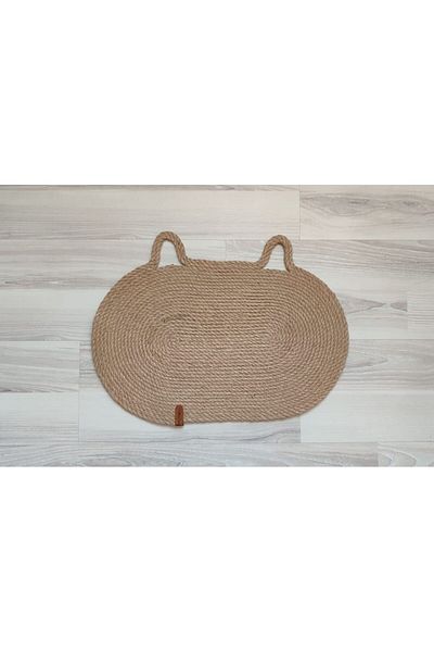 NitruDesign Wicker Rope Knitted Food Container Mat