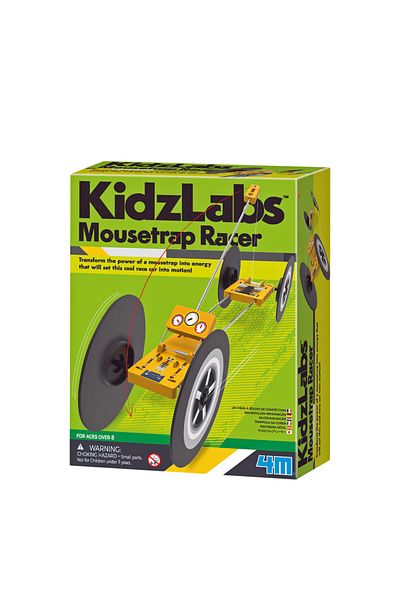 4M Set educativ, masina de curse Mousetrap, KidzLabs, + 8 ani