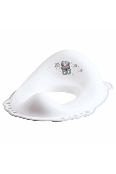 Maltex Baby Reductor toaleta copii, antiderapant, Bear Alb, Maltex Baby