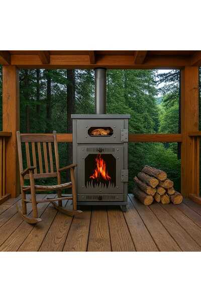 Her FIRINLI KUZİNE TİPİ PELET SOBA