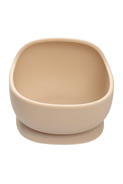 APPEKIDS Bol din silicon cu ventuza, AppeKids, Classic - Bubble Beige