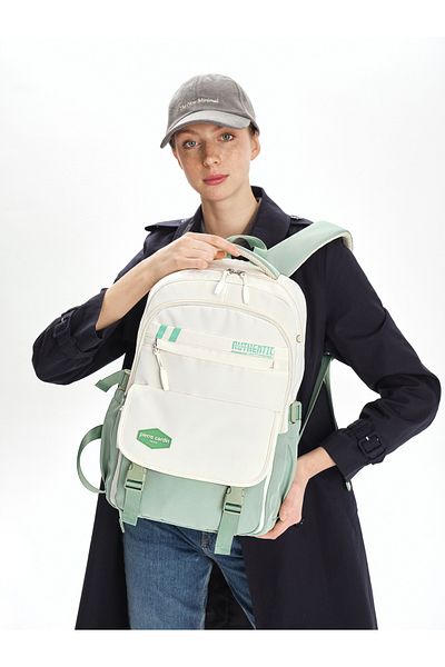 Pierre Cardin Unisex Children's Multi-Eye Backpack School Bag 07Pct121