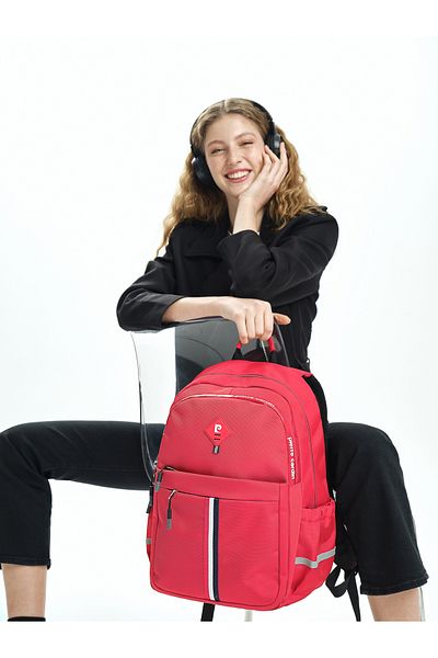 Pierre Cardin Unisex Children's Multi-Eye Backpack School Bag 07Pct180011
