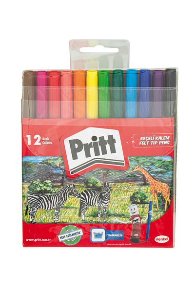 Pritt 12 Colored Felted Crayons