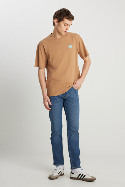 WRANGLER Arizona Straight Fit Normal Bel Denim Esnek Jean Kot Pantolon
