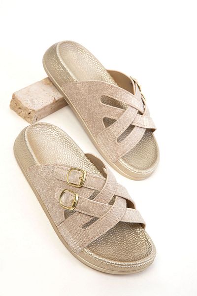 SOHO Gold Women's Slippers 20751
