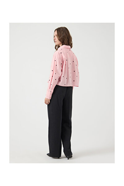 YAS. YASLEE LS KRÓTKA HAFTOWANA KOSZULA S. D2D