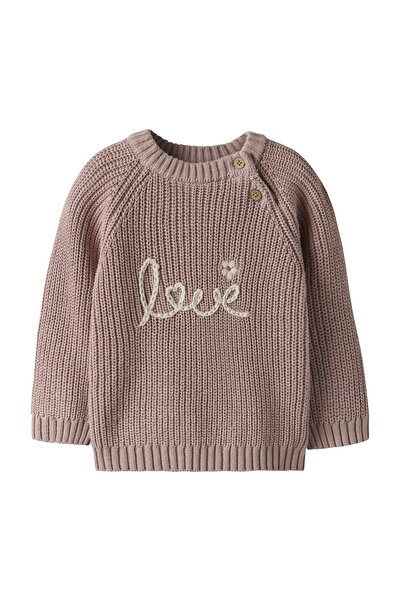 Name it Nbfemlen Emb Ls Knit Lil