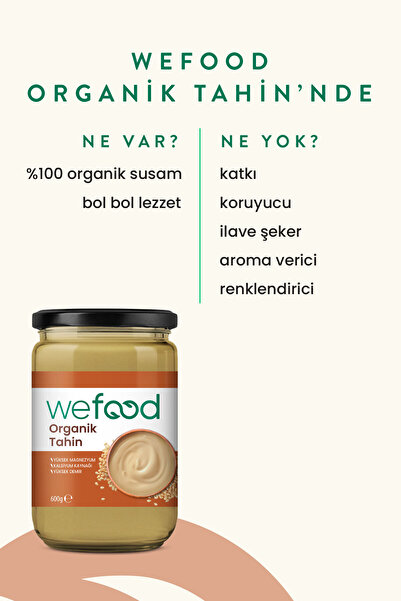 Wefood Organik Tahin 600 Gr