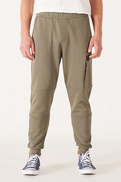 WRANGLER Regular Fit Regular Cut 100% Cotton Khaki Jogger Sweatpants