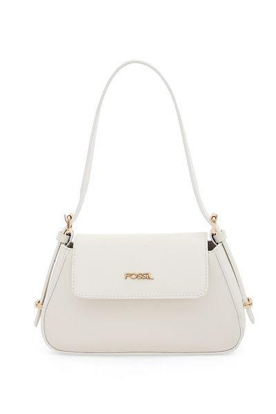 Fossil Бяла дамска чанта за рамо 05FO25Y5059