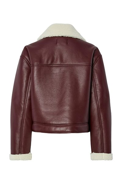 PIECES Pcjanelle Short Jacket W. Fur