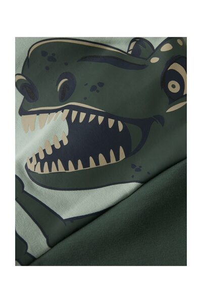 Name it NMMNASH LS NREG SWEAT WH BRU DOBOZ