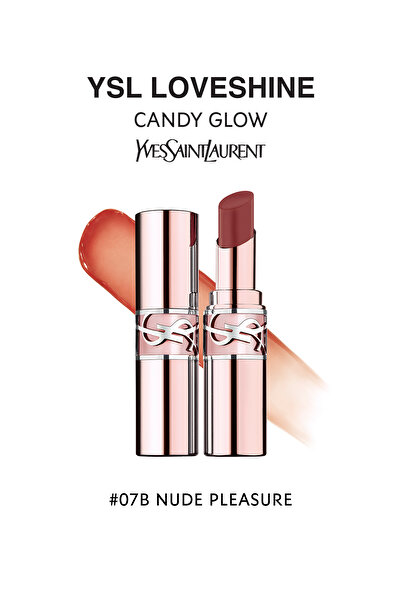 Yves Saint Laurent Loveshine Candy Glow Dudak Balmı 7b - Nude Pleasure 361427...