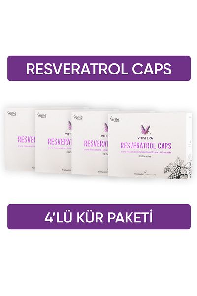 Vitisfera Resveratrol Caps Curing Pack (4 Boxes)