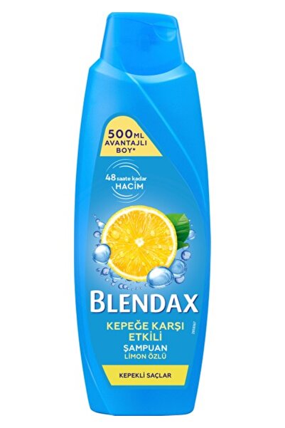 Blendax 500 ml x 2’li Set Sülfatsız Kepeğe Karşı Etkili Ferahlatıcı ve Hacim Veren Şampuan