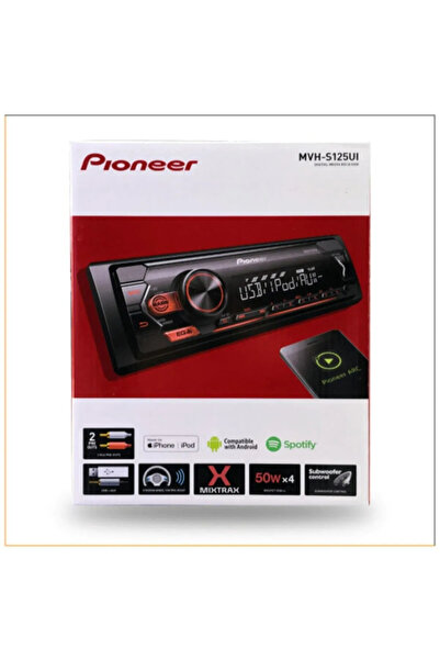 Pioneer Mvh-s125uı Usb-fm Mekaniksiz Kumandalı Oto Teyp