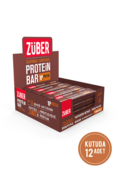 Züber Fındıklı Protein Bar 40gr X 12 Adet