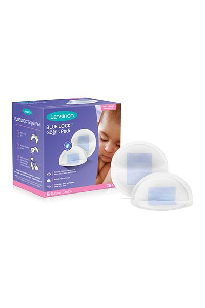 Lansinoh قفل أزرق ™   وسادة صدر 36 قطعة