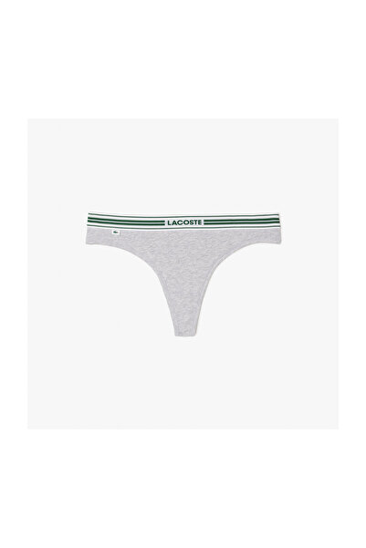 Lacoste Dámská tanga 8F5198 šedá
