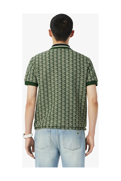 Lacoste POLOS DH1417-00 KOŠILE S KRAJKOVÝM ZDOBENÍM A KRÁTKÝMI RUKÁVY